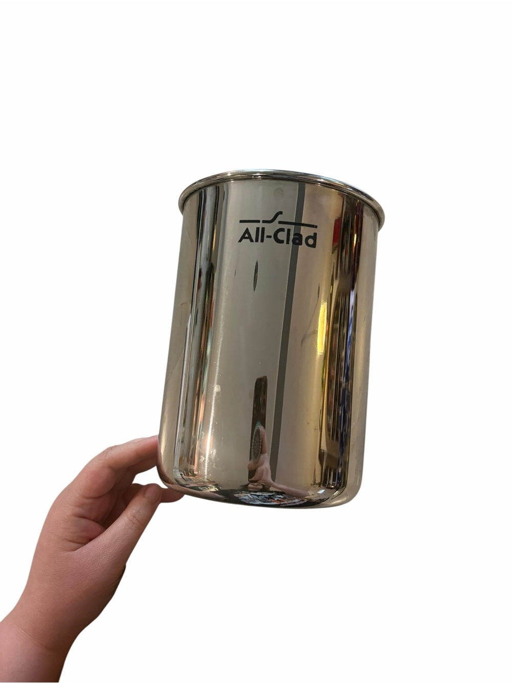 All-Clad Stainless Steel Utensil Holder - Silver